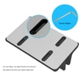 thumbnail image 3 of Langgg Vertical Laptop Stand Fittings Home Office Stable Support Shelf Storage Shelf Aluminum Alloy Tablet Mount Rack type1, 3 of 9