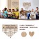thumbnail image 1 of Calendario Lulshou 2024 con placa de vacaciones familiares, calendario de pared DIY, calendario recordatorio de cumpleaños de madera, 1 of 7