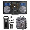 Hercules Universal DJ USB MIDI Bluetooth Controller+CAMOPACK+Mic+Cables+Case