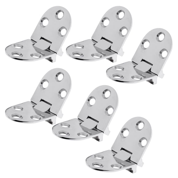6 Unids Bote Plegable Armario Puerta Correa Yacht Compartimento Hardware De cubierta - de material acero Inoxidable 316 Cola Marine Boat Strap Bisagra