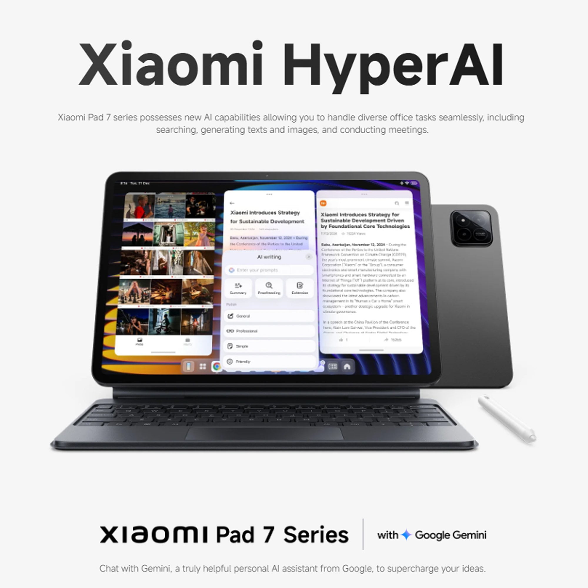 Xiaomi Pad 7 Pro Ai WiFi Version Global No Calls or Text 11.2