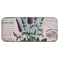thumbnail image 2 of ONETECH Vintage Flowers Lavender Provence Purple Floral Retro French Country Stamp Decor Square Door Mat Indoor Outdoor Front Bathroom Mats Felt for Home Entrance Outside Entry 19.68*47.24 in, 2 of 6