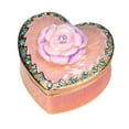 thumbnail image 5 of yotijay Heart Shape Jewelry Box Collectible Creative Trinket Box for Rings Necklaces Pink, 5 of 9