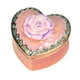 thumbnail image 5 of Joyero con forma de corazón, organizador de joyas, decoración del hogar, tocador de regalos, creativo, joyero, estuche para anillos Rosa, 5 of 8