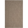 thumbnail image 3 of SAFAVIEH Courtyard Morven Chevron Stripes Indoor/Outdoor Area Rug, 8' x 11', Brown/Beige, 3 of 8