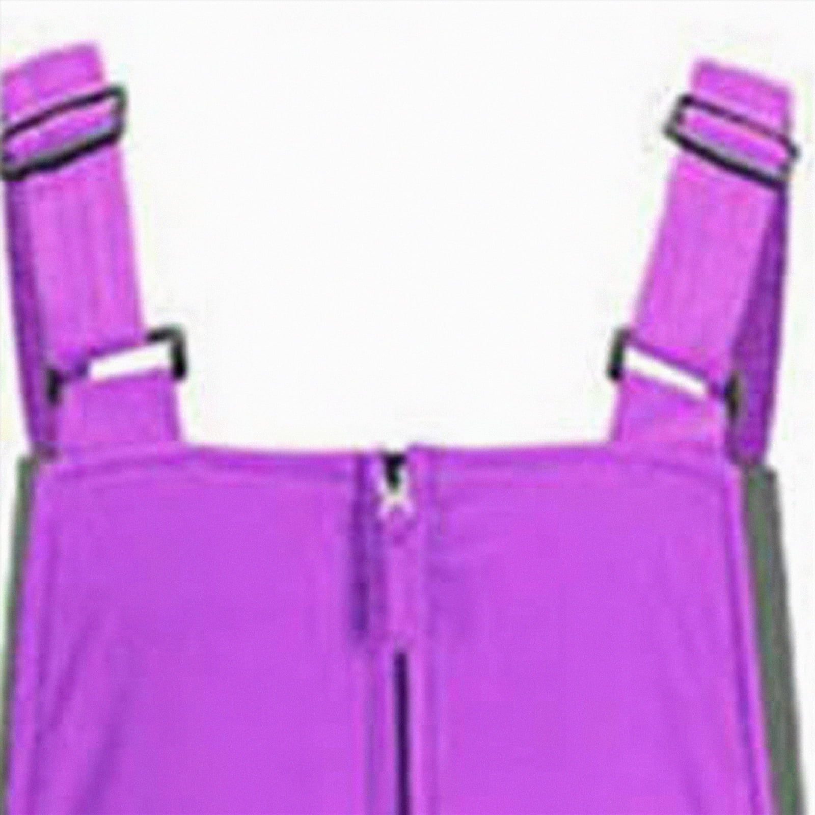 HCNTES Children's Insulated Snowsuit Bib Overalls Kids Adjustable Strap Design for Skiing Winter Activities(A-Purple,9-10 Years)