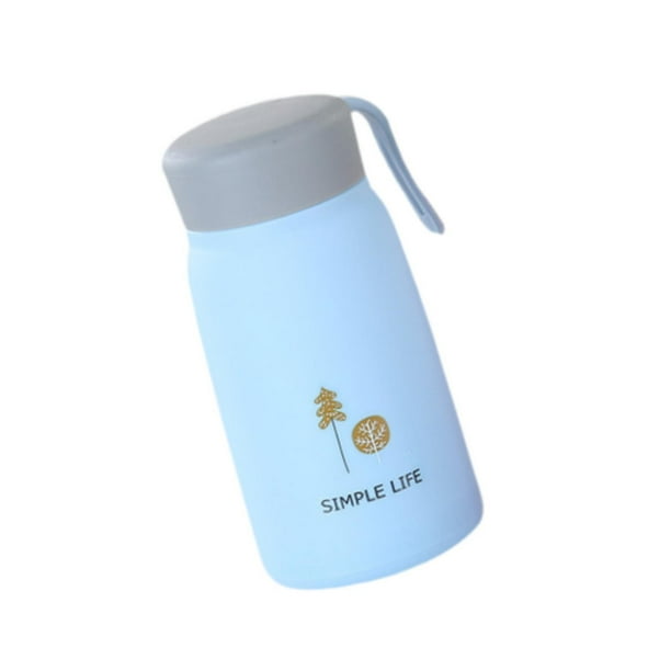 Botella de agua aislada para taza de agua, capacidad de 360 ml, taza de café, vaso aislado reutilizable para actividades al aire libre y senderismo Azul