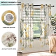 thumbnail image 3 of Yayeee Window Curtains Light Filtering 63"x42" Grommet Panel Pair Home Living Room Decor, White Rabbits, 3 of 7