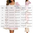thumbnail image 2 of Aofany Women's Nightgown Solid Color Nightgown Sleep Dress Sleepwear Casual Plus Size Loose Long Sleeved Square Collar Home Nightgown, 2 of 7