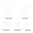 thumbnail image 4 of Spider Webs Halloween Decorations Outdoor, 11.8ft White Fake Spider Web, Scary Haunted House Outdoor Wall Decor for Halloween Party Hanging Decorations, 4 of 8