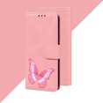 thumbnail image 6 of ELEHOLD Leather Wallet Case for iPhone 13 Pro Max,Butterfly Pattern with Card Slots Kickstand Magnetic Clasp Shockproof Protective Case for Women Girls,6.7 inch,Pink, 6 of 6