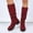 Wine, variant on Viluyesy Womens Slouchy Knee High Boots, Suede Leather Round Toe Thicken Heels Fashion Combat Tall Boots Brown US8.5