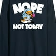 thumbnail image 3 of Garfield - Nope Not Today - Men's Long Sleeve T-Shirt, 3 of 5