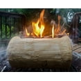 thumbnail image 3 of TimberTote TripleTorch One Log Campfire Fireplace Fire Wood Log with 3 Chimneys, 3 of 4