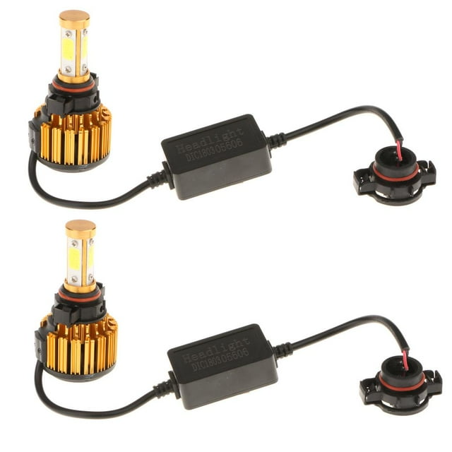 Alta calidad 2 piezas coche LED COB faro niebla trabajo luz lámpara oro 5202 kusrkot Coche Fog DRL HeadLight