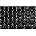 thumbnail image 1 of EREHome Set de 6 Sets de Table Squelette Noir&Blanc pour Halloween, Protecteur de Table 12x18 Pouces, 1 of 5