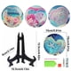 thumbnail image 2 of 4 piezas Seashell Rose House Diamond Art Place Mat con soporte para mesas de comedor, 2 of 8