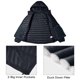 thumbnail image 3 of Chaqueta de plumón CAMEL CROWN Lightweight Puffer Black para mujer, 3 of 7
