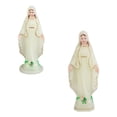 thumbnail image 4 of 2pcs Virgen María Estatua de plástico Decoración de la iglesia Decoración de escritorio de escritorio, 4 of 7