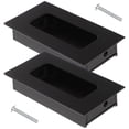 thumbnail image 1 of FELTECHELECTR 2 tiradores empotrados para puertas corredizas de armario, manijas ocultas para puertas de muebles., 1 of 6