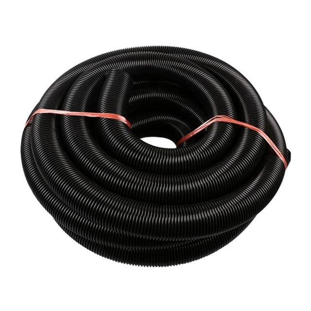 Luzkey Industrial Vacuum Cleaner Thread Hose//Tube Inner 32mm 3/4/5M Long Water Absorption Machine Straws Vacuum Cleaner Parts - Black, 5M