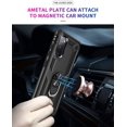 thumbnail image 3 of Grade Drop Impact for Samsung Galaxy S20 FE Case Galaxy S20 FE 5G Case 360 Metal Rotating Ring Kickstand Holder  Heavy Duty Shockproof Case for Galaxy S20 FE Phone Case (Black), 3 of 17