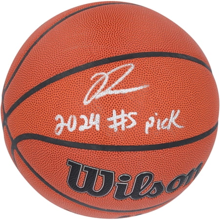 Ron Holland Detroit Pistons Autographed Wilson Authentic Series Indoor/Outdoor Basketball with 2024 #5 Pick Inscription – Fanatics Authentic Certified