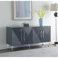 thumbnail image 6 of Meridian Furniture Anastasia Sideboard/Buffet in Gray Lacquer Finish, 6 of 6