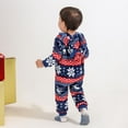 thumbnail image 4 of GYRATEDREAM Matching Christmas Pajamas for Family, Holiday PJs Hooded One-Piece PJS Family Jumpsuit Vacation Deer Loungewear, 4 of 11