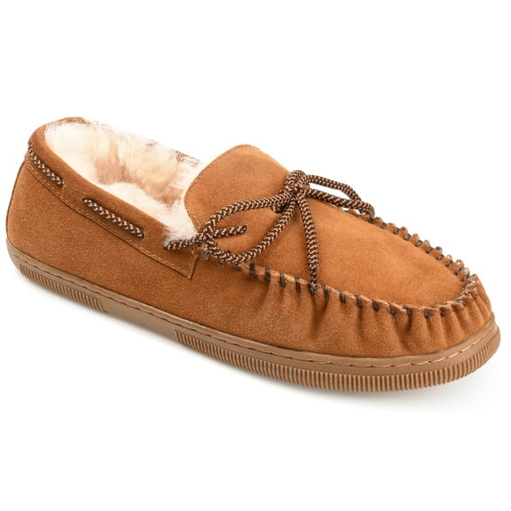 Territory Mens Meander Slip-on Genuine Sheepskin Moccasin Slipper