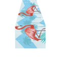 thumbnail image 4 of MKHERT Pink Flamingoes and Leaves Table Runner for Kitchen Wedding Party Home Decor 16x72 inch, 4 of 4