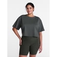 thumbnail image 2 of Avia Women's Cropped Boxy Tee with Short Sleeves, Sizes XS-XXXL, 2 of 6