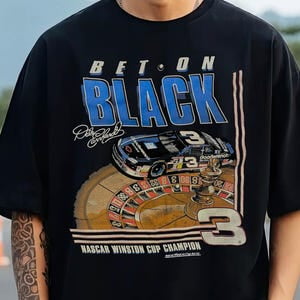 Vintage 1997 n@sc@r Dale Earnhardt Bet On Black T-Shirt, n@sc@r Winston Cup Series Shirt, 90s Racing Car Tee, Gift For Dad Mom