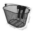 thumbnail image 2 of CHICHUMID Cycling Basket Metal Black Handheld Conversion for Daily Use 1Pcs, 2 of 6
