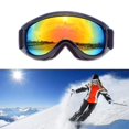 thumbnail image 1 of ZHAOCHENG Gafas, gafas de esquí, antivaho, viento y arena, gafas esféricas grandes, gafas de nieve para montañismo, 1 of 5
