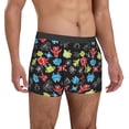 thumbnail image 5 of Mens Underwear Boxer Briefs - Abstract Cartoon Robot Comfort Breathable men's boxer briefs with Flex Waistband, 5 of 7