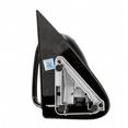 thumbnail image 3 of For Chevy Silverado 1500 HD 2005 2006 Driver Side Door Mirror | Manual | Non-Heated | Chrome | Black Cover | Replacement For 25876714 | GM1320208, 3 of 4