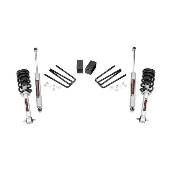 Rough Country 3.5" Lift Kit (fits) 2007-2013 Chevy Silverado GMC Sierra 1500 2WD | N3 Loaded Struts/Shocks | 268.23