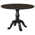 thumbnail image 1 of Best Master Furniture Alice Black Table Alice Transitional Round Dining Table, Black, 1 of 4