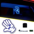 thumbnail image 3 of Alpena Sound Reactive LED Car Window Sticker/Ready to Glow Light-Up Decal, Music Sync Car Mod Accessory, Trendy Wireless Sticker for Custom Looks, Easy to Stick & Remove, 3 of 26