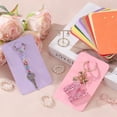 thumbnail image 4 of Uxcell 200Pcs Keychain Display Cards, 3" x 4.7" Kraft Paper Keychain Holder Display Card, Blank Hanging Tags for Keyring Jewelry Packaging Supplies, Rose Red, 4 of 5