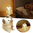 thumbnail image 1 of Kapibala Silicone Night Light Rechargeable Clapper Clapper Light Children's Bedhead Sensing Sleep Companion Light, 1 of 8