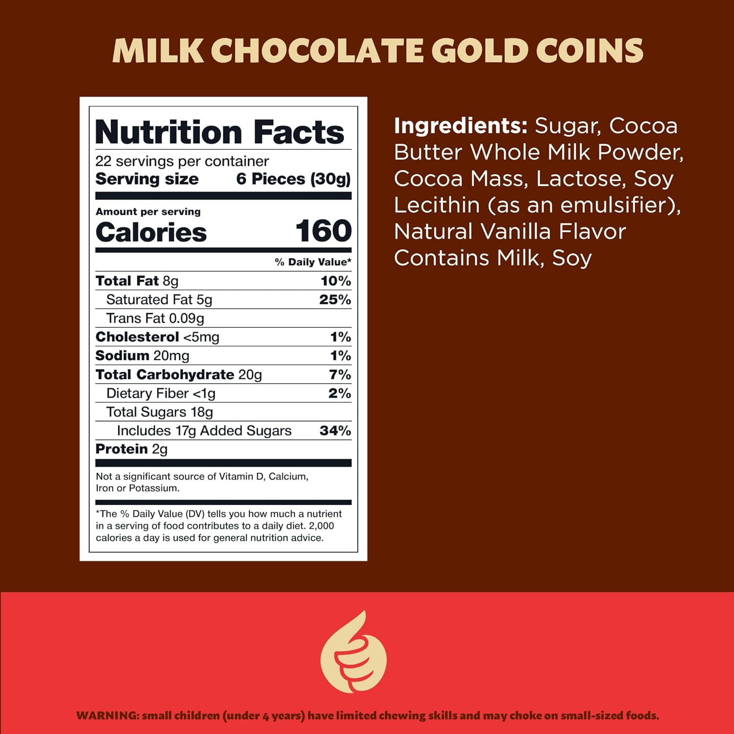 Gold Coins Milk Chocolate Candy | 1.5-Pound Bag, 130 Count | St. Patrick's Day Candy