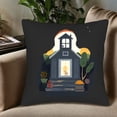 thumbnail image 5 of Set of 2 18x18in Throw Pillow Covers - Cozy House Design with Bright Window Perfect for Couch Bed or Car Decor, 5 of 8