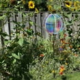 thumbnail image 3 of In the Breeze 2682 — 16 Inch Iridescent Gazing Ball Spinner — Outdoor Garden Décor, 3 of 4