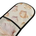 thumbnail image 4 of Yayeee Double Oven Mitt Kitchen Heat Resistant Baking 35" x7" Quilted Glove, Pink Seashell, 4 of 6