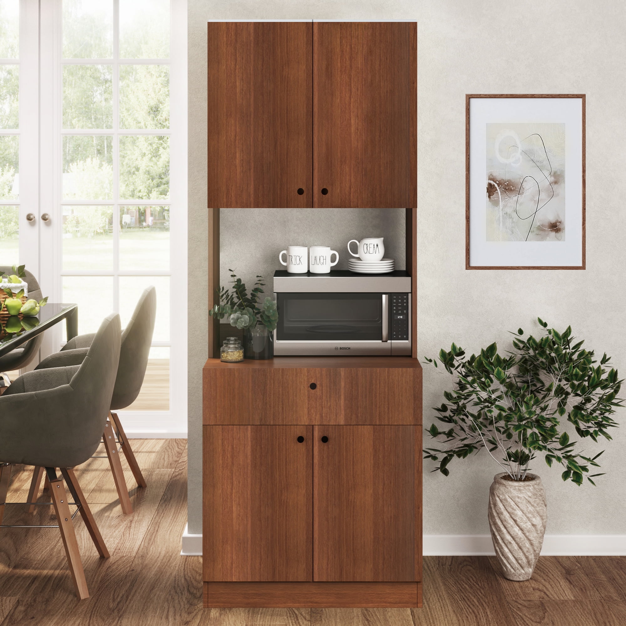 Living Skog 71'' Pantry Kitchen Storage with Storage Shelves