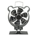 thumbnail image 2 of Ventilador de Chimenea Con Alimentacia de Calor, Ventilador de Madera de 6 Cuchillas Mini fljo de aire eficiente con tapa protectora para madera, 2 of 7
