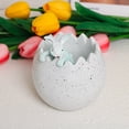 thumbnail image 5 of THHEIC Easter Spring Egg Shape Flower Pot, Bunny Decor Garden Pot for Cactus and Succulents, Decorative Planter for Home, Farmhouse Easter Decoration, and Patio, 5 of 7