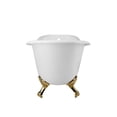thumbnail image 2 of Charlotte 60 Inch Cast Iron Slipper Clawfoot Tub - Rim Faucet Drillings, 2 of 2